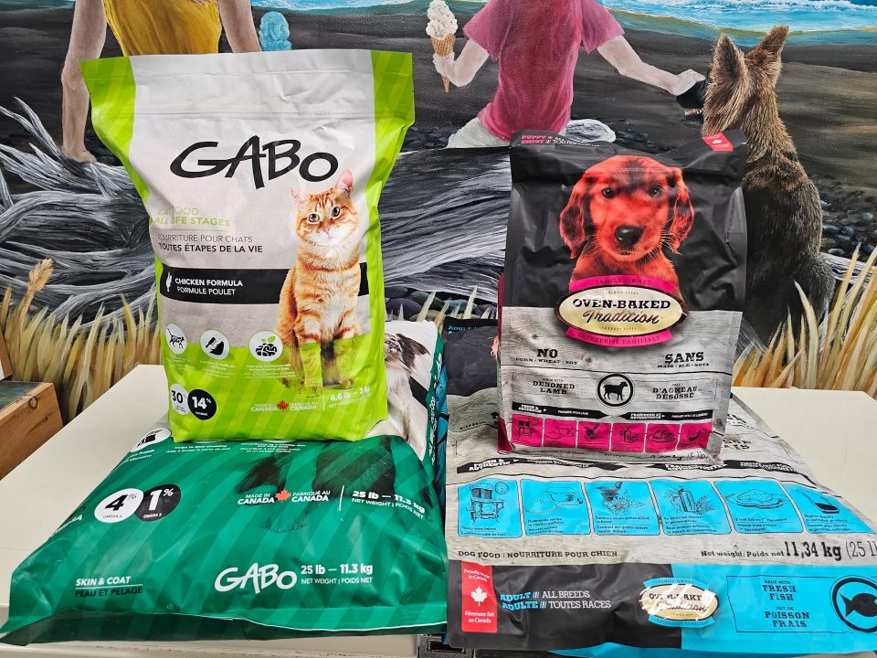 Assortment of Gabo products at East Coast Pets